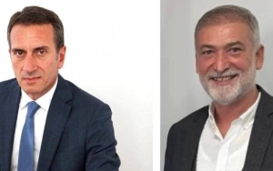 Глава МИД Абхазии Олег Барциц поздравил Яуза Атрышба с избранием президентом Федерации абхазских культурных центров Турции