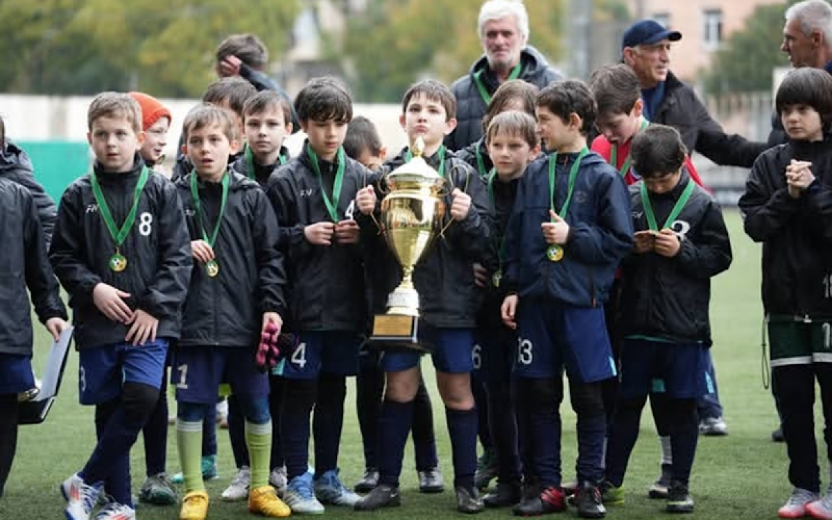 На столичном стадионе "Динамо" завершился международный турнир по футболу среди юношей 2016 года рождения